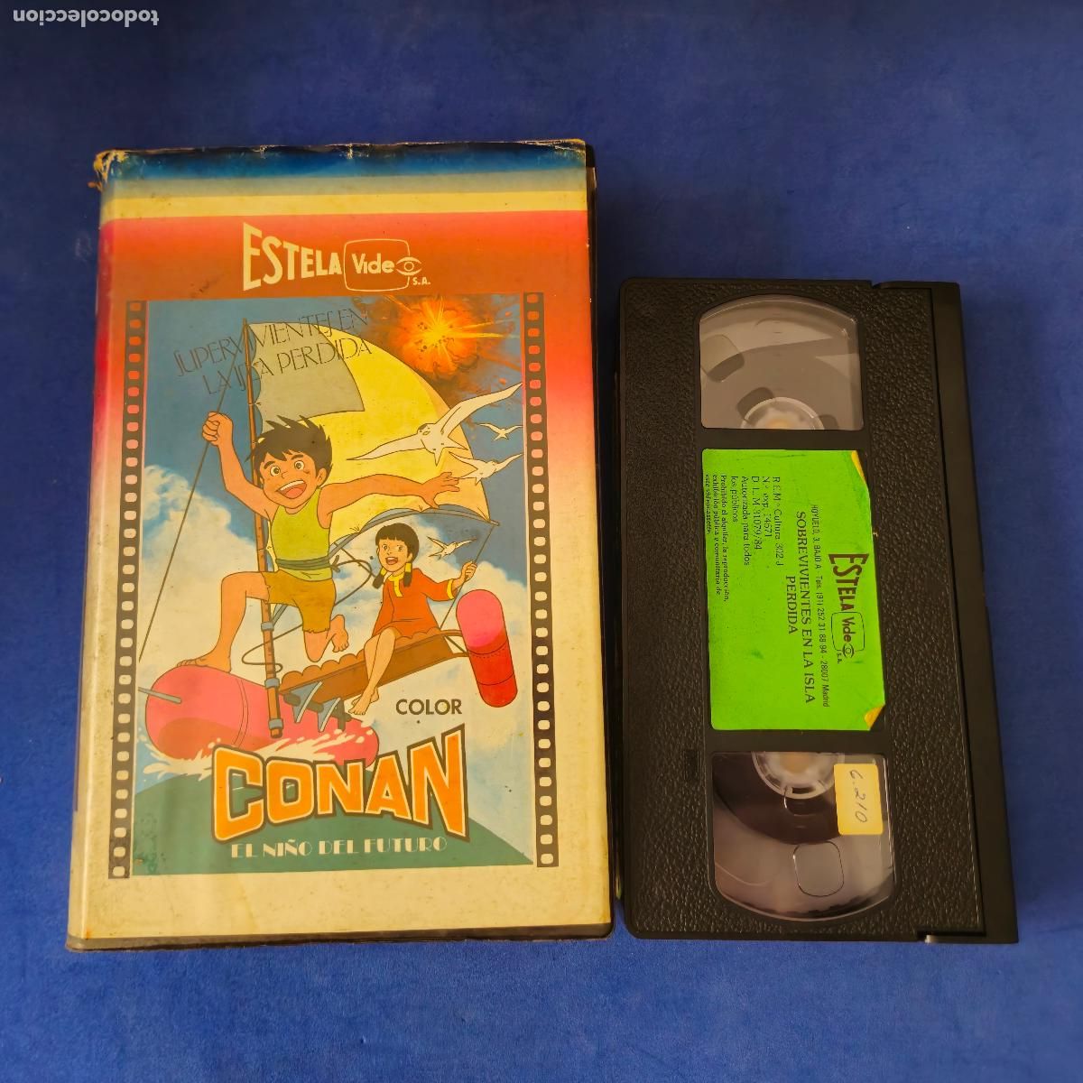 Cine: CONAN EL NI&Ntilde;O DEL FUTURO: SUPERVIVIENTES EN ISLA PERDIDA VHS (OO6 OO7)