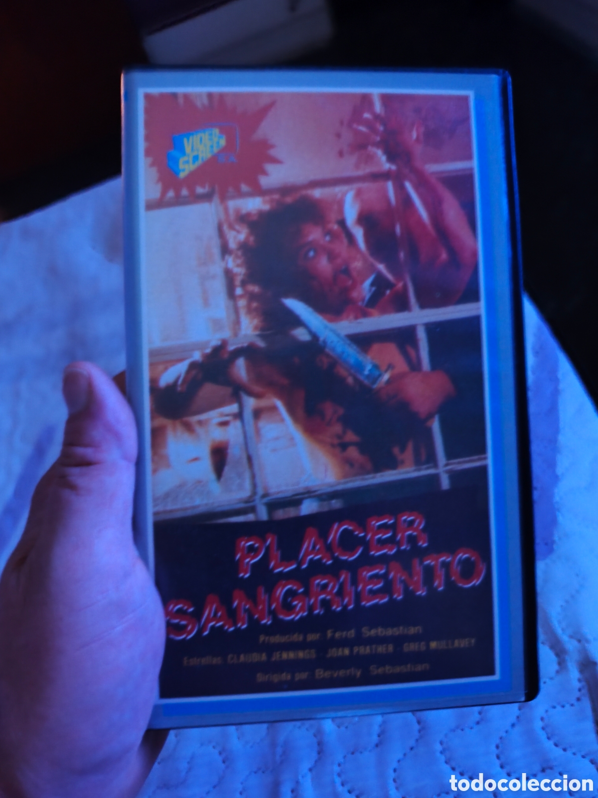 Cine: Placer sangriento vhs
