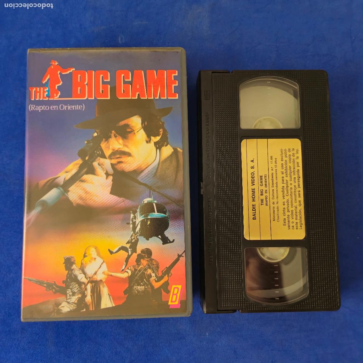 Cine: THE BIG GAME / RAPTO EN ORIENTE VHS (YY6A YY7A)
