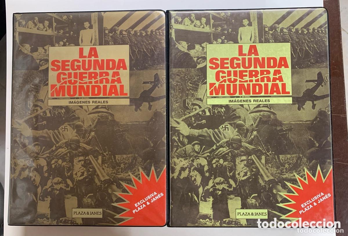 Cine: VHS * DOS ESTUCHES GIGANTES 8 VHS LA SEGUNDA GUERRA MUNDIAL IMAGENES REALES * Plaza & Janes,1989 *