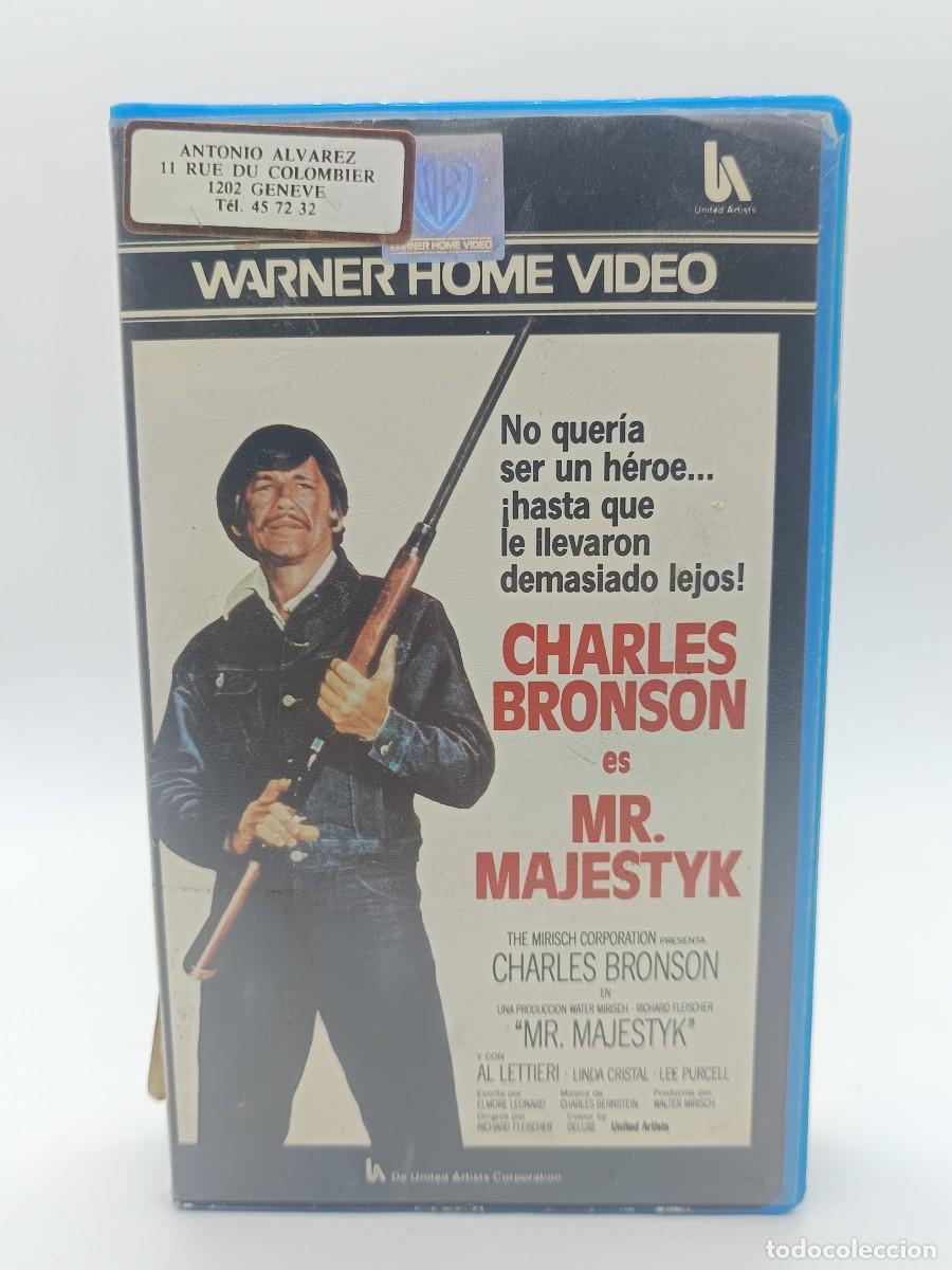 Cine: VHS- MR.MAJESTYK-CHARLES BRONSON