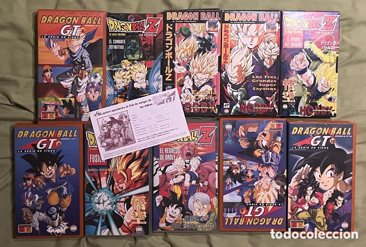 Cine: Dragon Ball lote pel&iacute;culas VHS