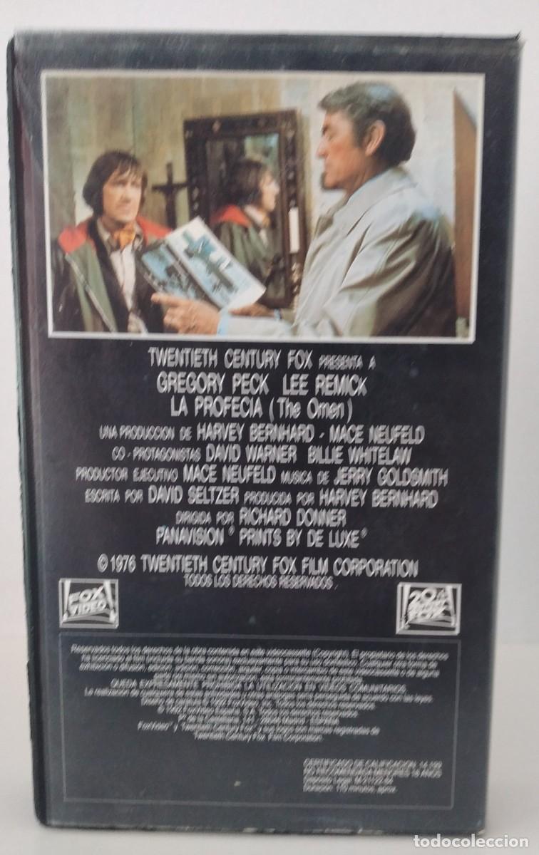 Cine: VHS: La profec&iacute;a (Fox Video, 1992) - Foto 2