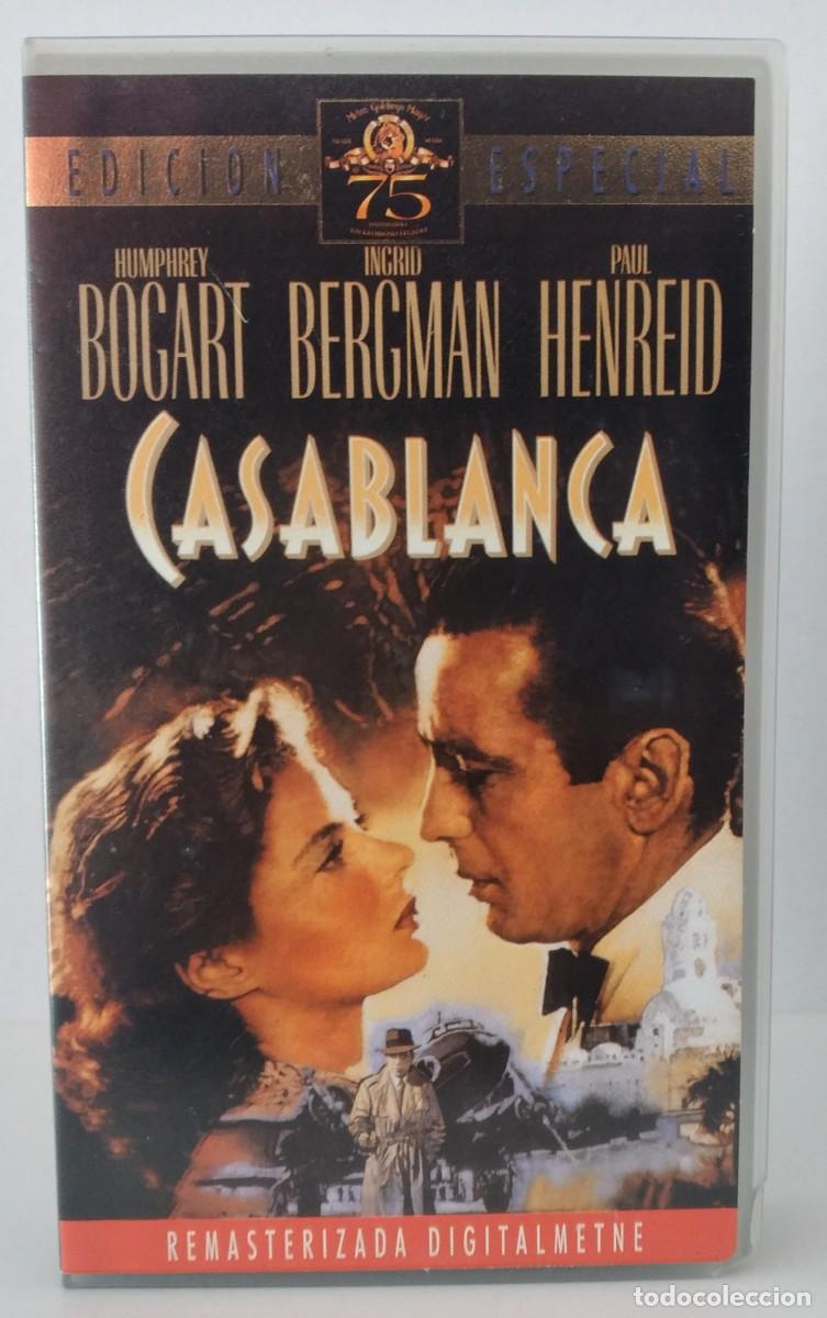 Cine: VHS: Casablanca -Edici&oacute;n especial remasterizada digitalmente