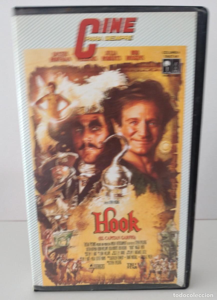 Cine: VHS: Hook (El Capit&aacute;n Garfio) -Dustin Hoffman; Robin Williams; Julia Roberts