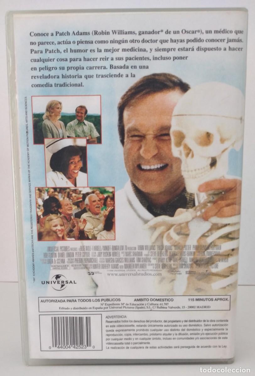 Cine: VHS: Patch Adams -Robin Williams - Foto 2
