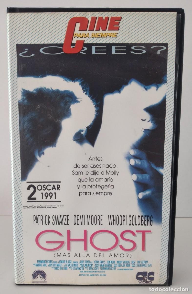 Cine: VHS: Ghost (M&aacute;s all&aacute; del amor) -Patrick Swayze; Demi Moore; Whoopi Golberg
