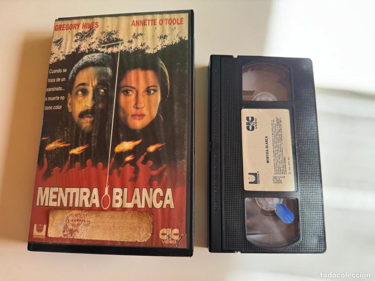 Cine: PELICULA VHS MENTIRA BLANCA A&Ntilde;O 1992 GREGORY HINES ANNETTE O'TOOLE