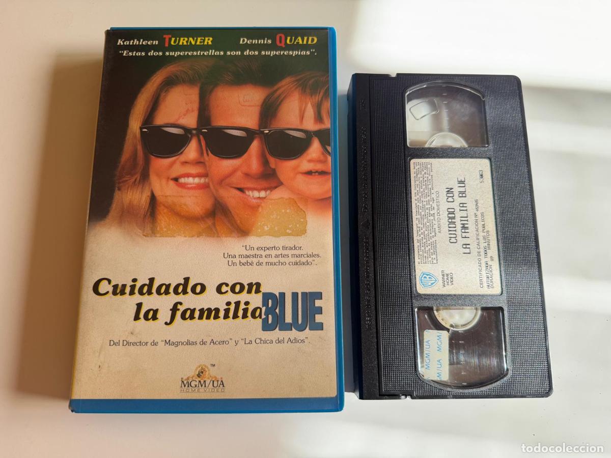 Cine: PELICULA VHS CUIDADO CON LA FAMILIA BLUE A&Ntilde;O 1994 KATHLEEN TURNER DENNIS QUAID