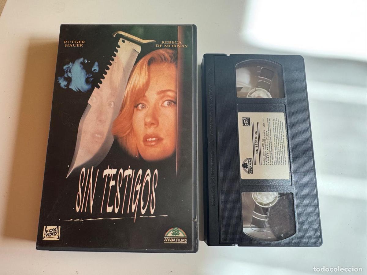 Cine: PELICULA VHS SIN TESTIGOS A&Ntilde;O 1994 RUTGER HAUER REBECA DE MORNAY