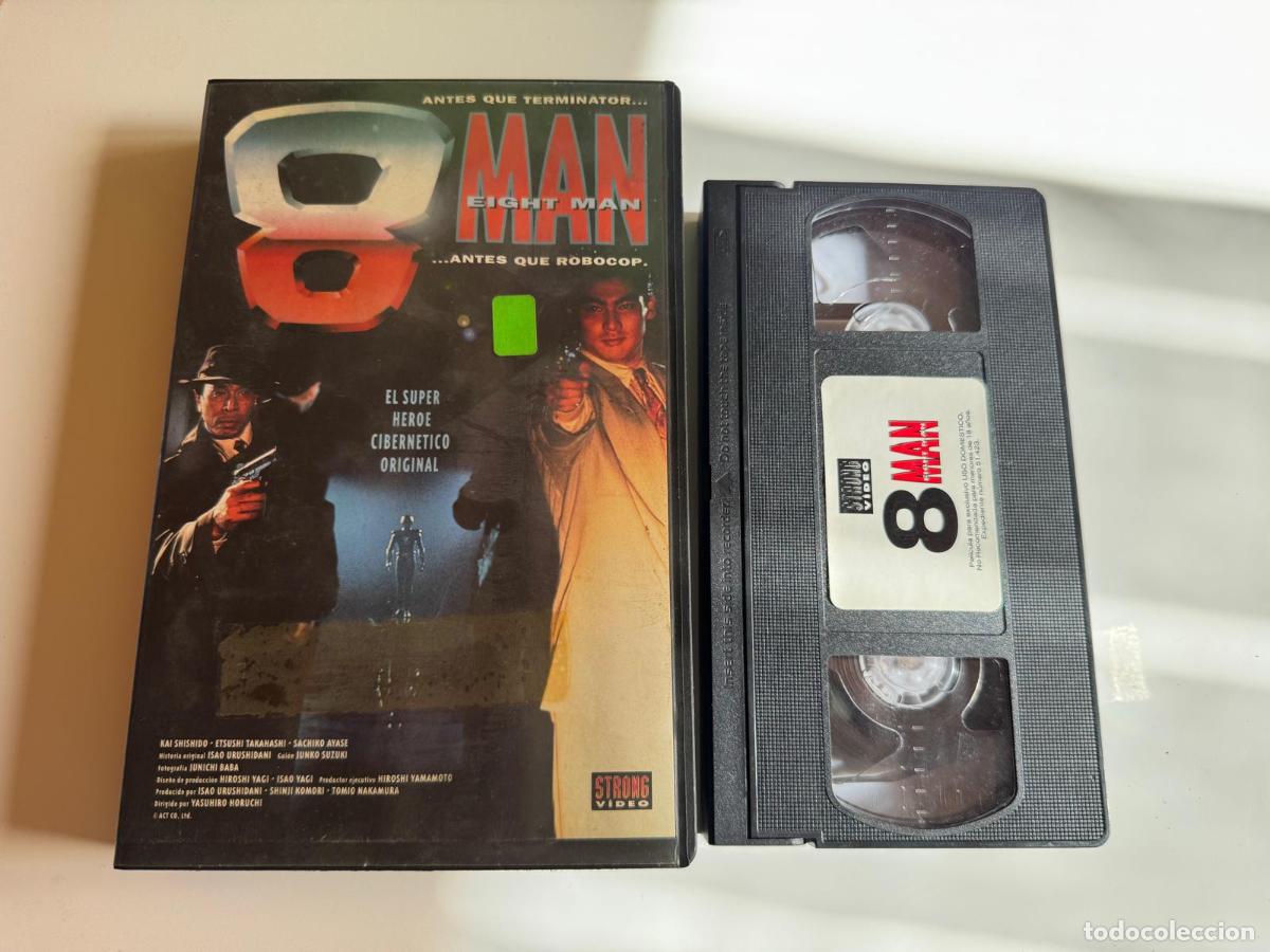 Cine: PELICULA VHS 8 MAN EIGHT MAN A&Ntilde;O 199? EL SUPERHEROE CIBERNETICO ORIGINAL