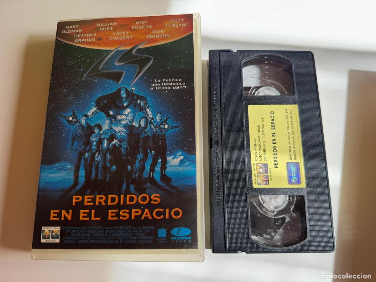 Cine: PELICULA VHS PERDIDOS EN EL ESPACIO A&Ntilde;O 1998 GARY OLDMAN WILLIAM HURT MIMI ROGERS