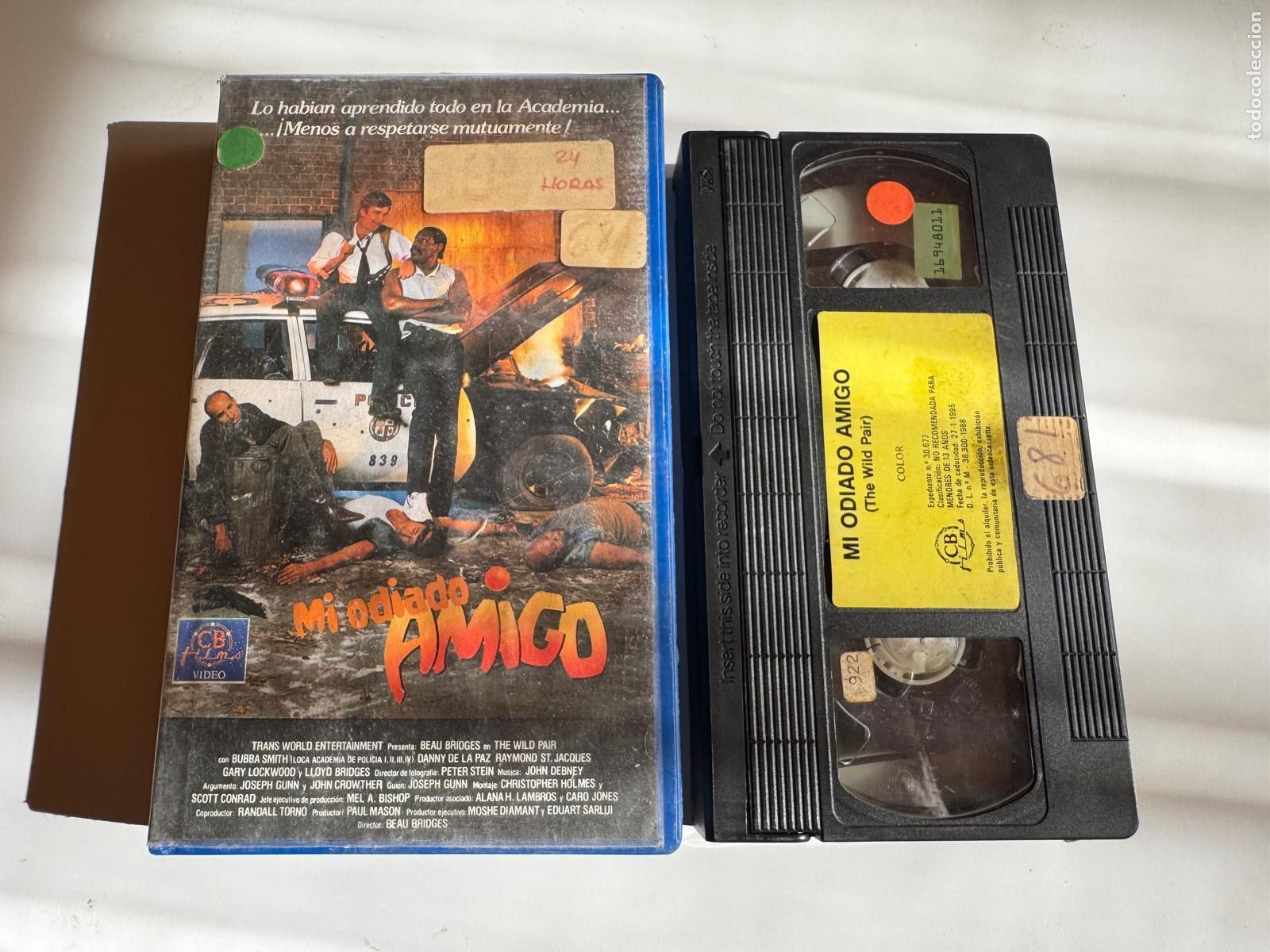 Cine: PELICULA VHS MI ODIADO AMIGO A&Ntilde;O 1988