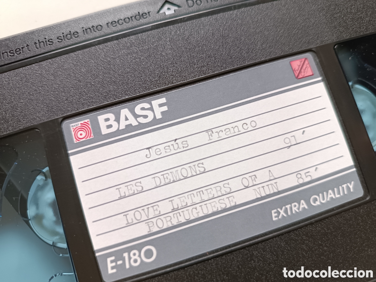 Cine: Cinta video VHS - para ver o reusar - Videocassette - leer descripci&oacute;n - Basf E-180 -