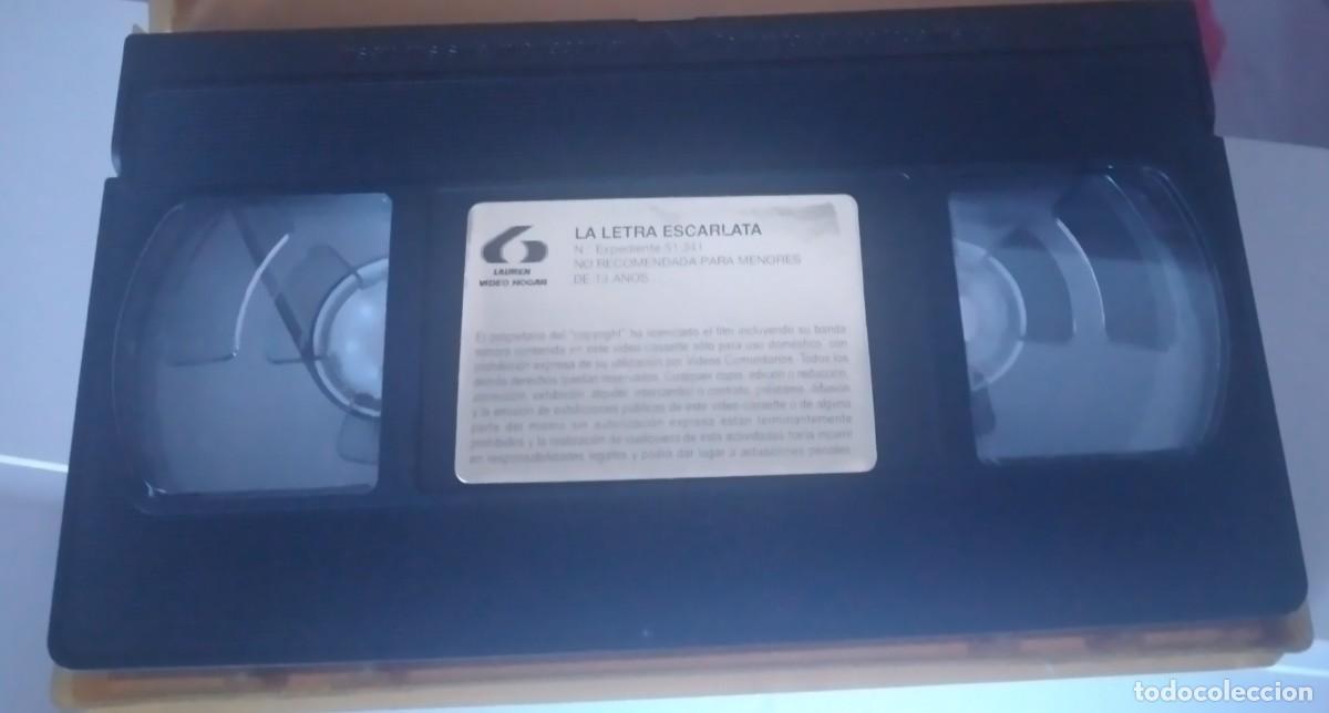 Cine: VHS: La letra escarlata - Foto 3