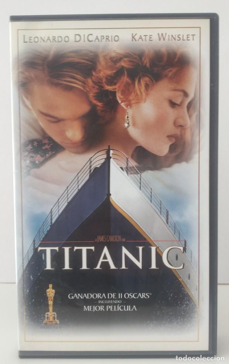Cine: VHS: Titanic -Leonardo Di Caprio; Kate Winslet