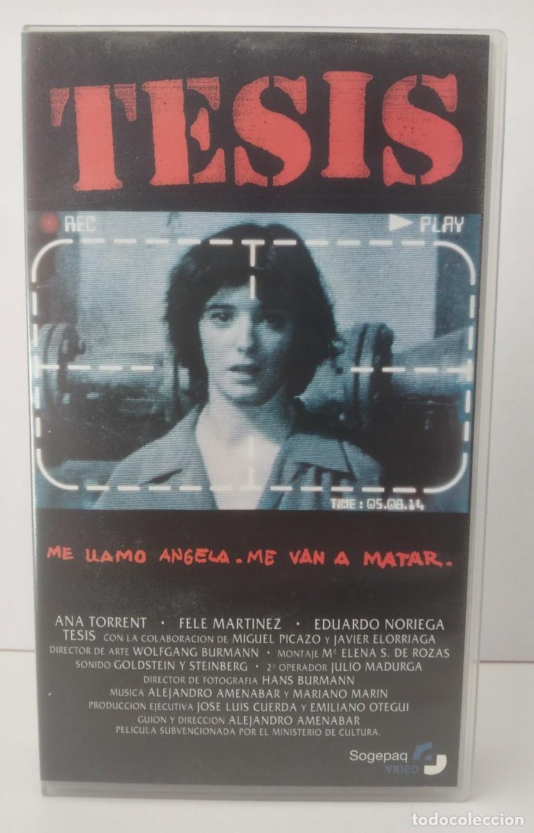 Cine: VHS: Tesis -Ana Torrent; Fele Mart&iacute;nez; Eduardo Noriega