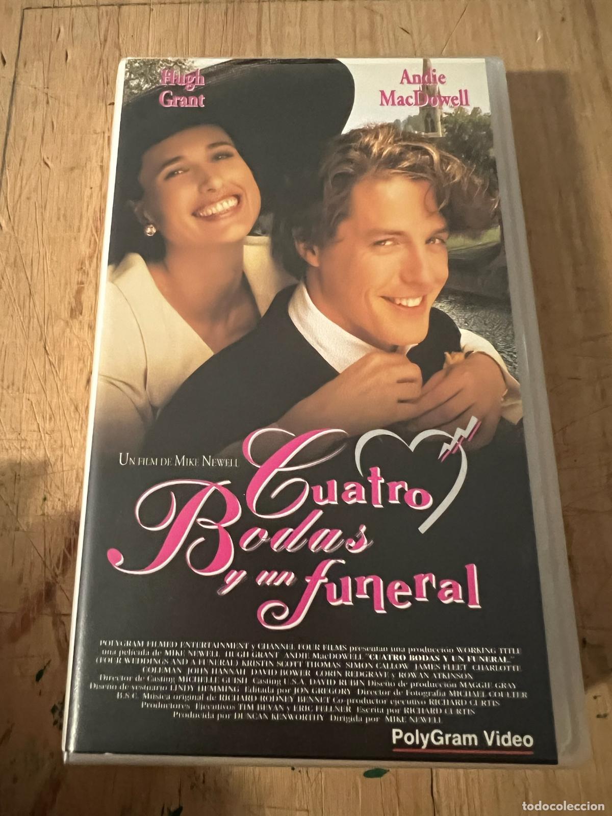 Cine: Cuatro bodas y un funeral. VHS