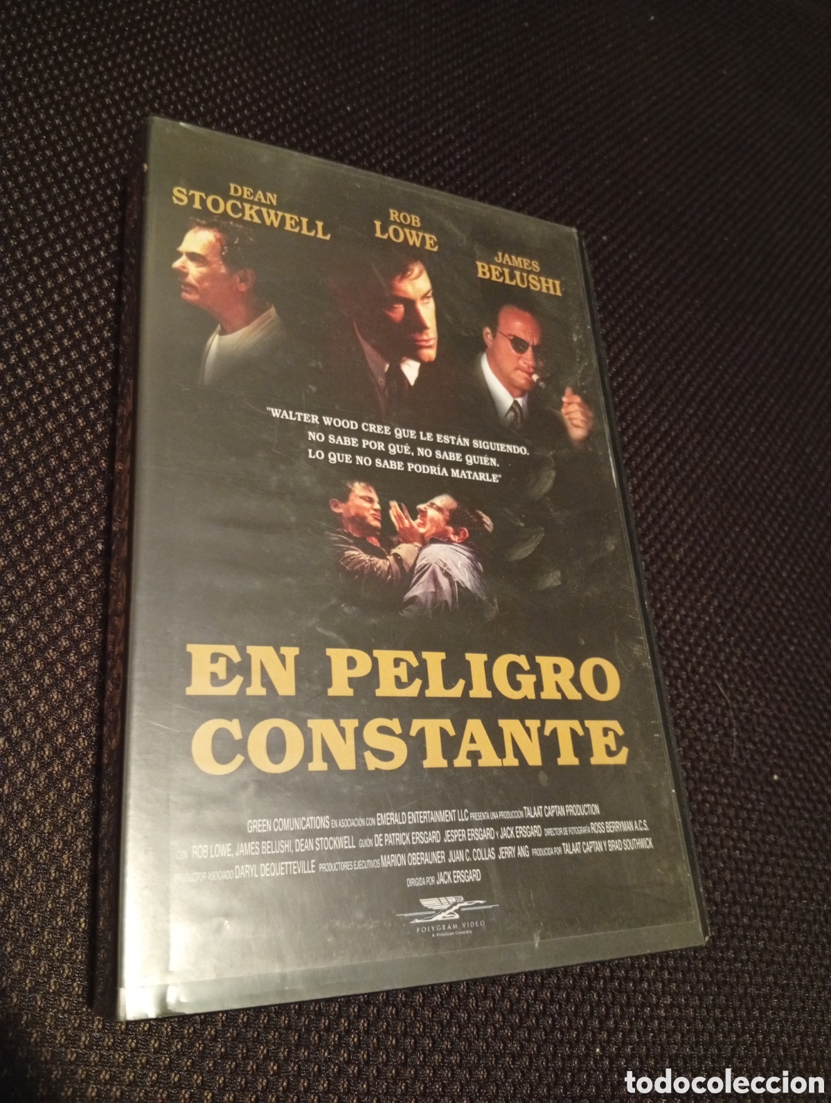 Cine: En peligro constante vhs