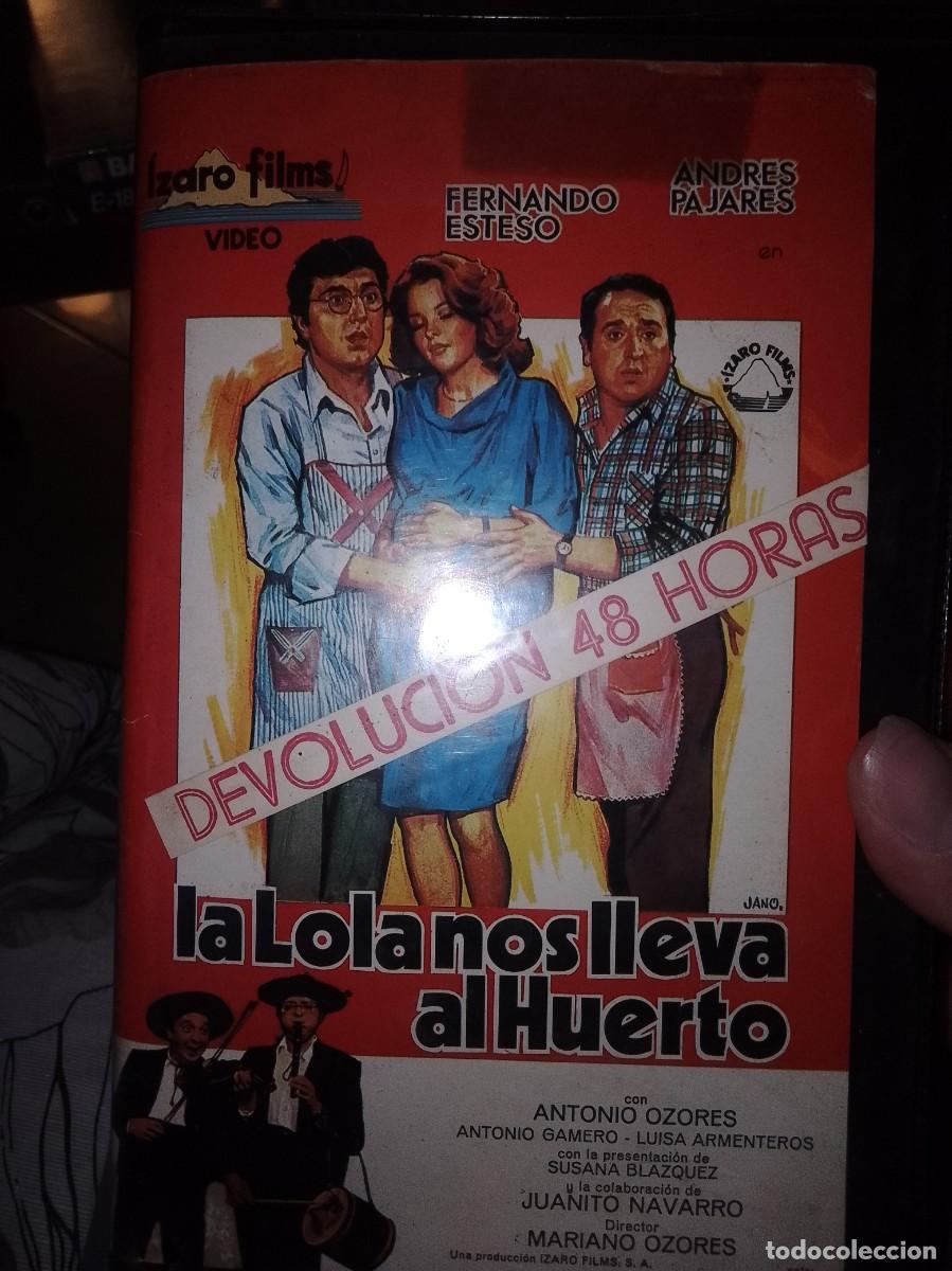 Cine: La lola nos lleva al huerto vhs caja rural 1 edici&oacute;n
