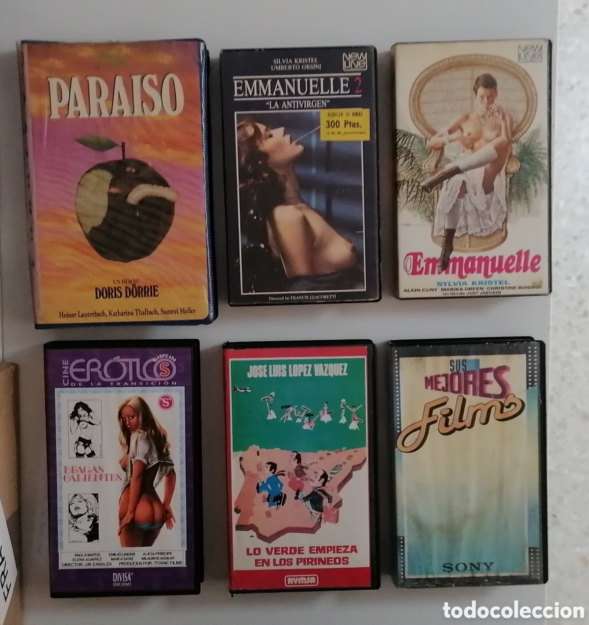 Cine: LOTE PEL&Iacute;CULAS EROTICAS Y DESTAPE