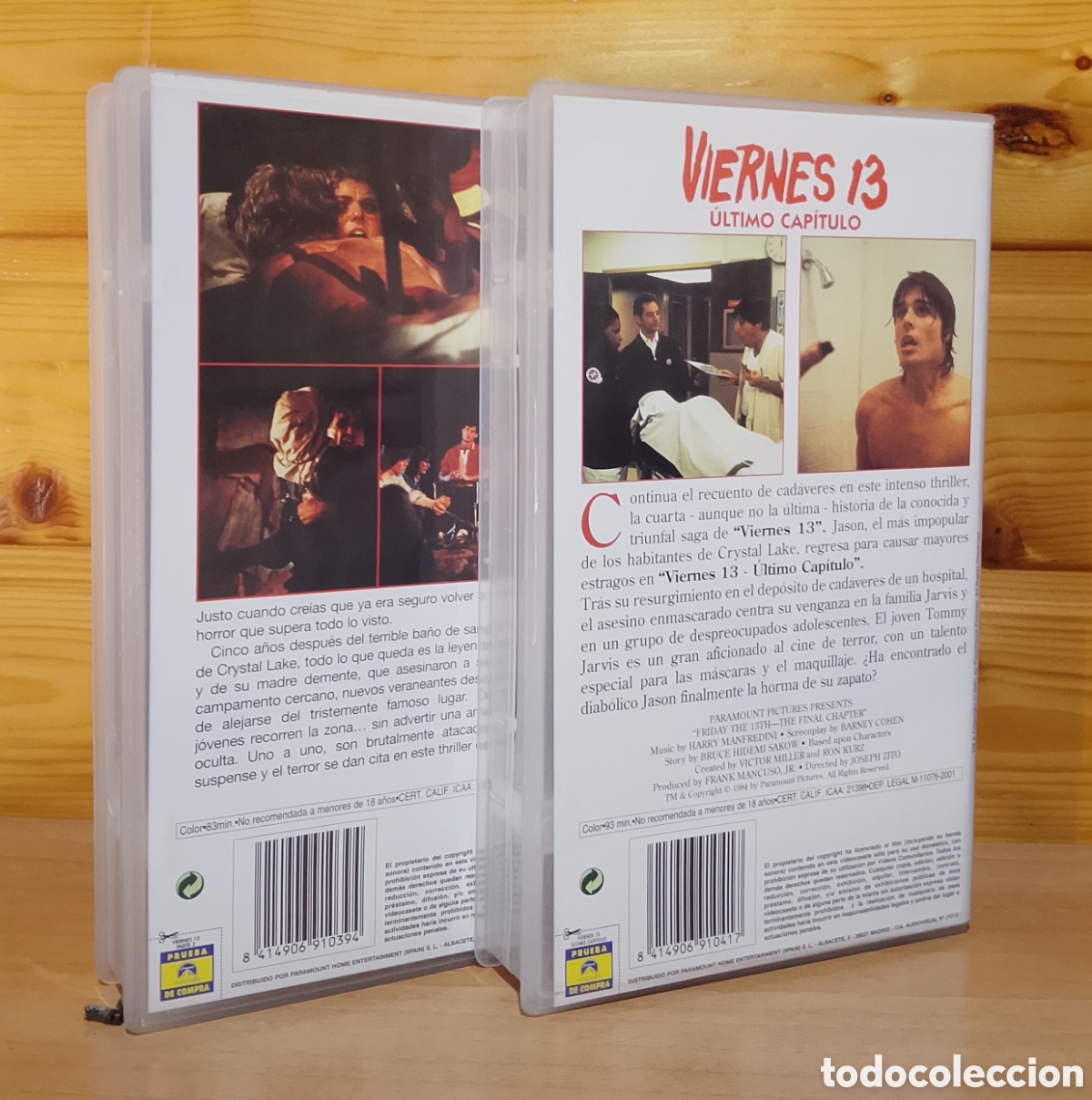 Cine: 2 x VHS Viernes 13 Parte 2 + &Uacute;ltimo Cap&iacute;tulo - Foto 2