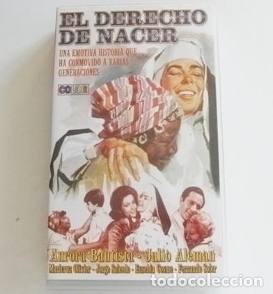 Cine: EL DERECHO DE NACER PEL&Iacute;CULA AURORA BAUTISTA - JULIO ALEM&Aacute;N OLIVIER SALCEDO SOLER - CUBA AM&Eacute;RICA VHS