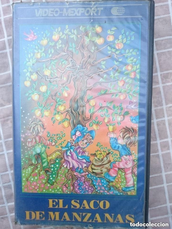Cine: VHS - EL SACO DE MANZANAS - dibujos animados -LEER DETALLES - -VER FOTOS