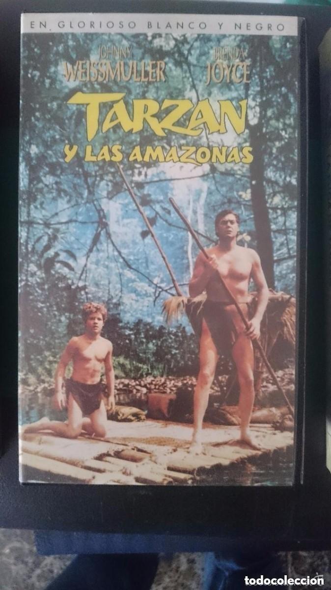 Cine: VHS - TARZAN - TARZAN Y LAS AMAZONAS -- JOHNNY WEISSMULLLER - BRENDA JOYCE