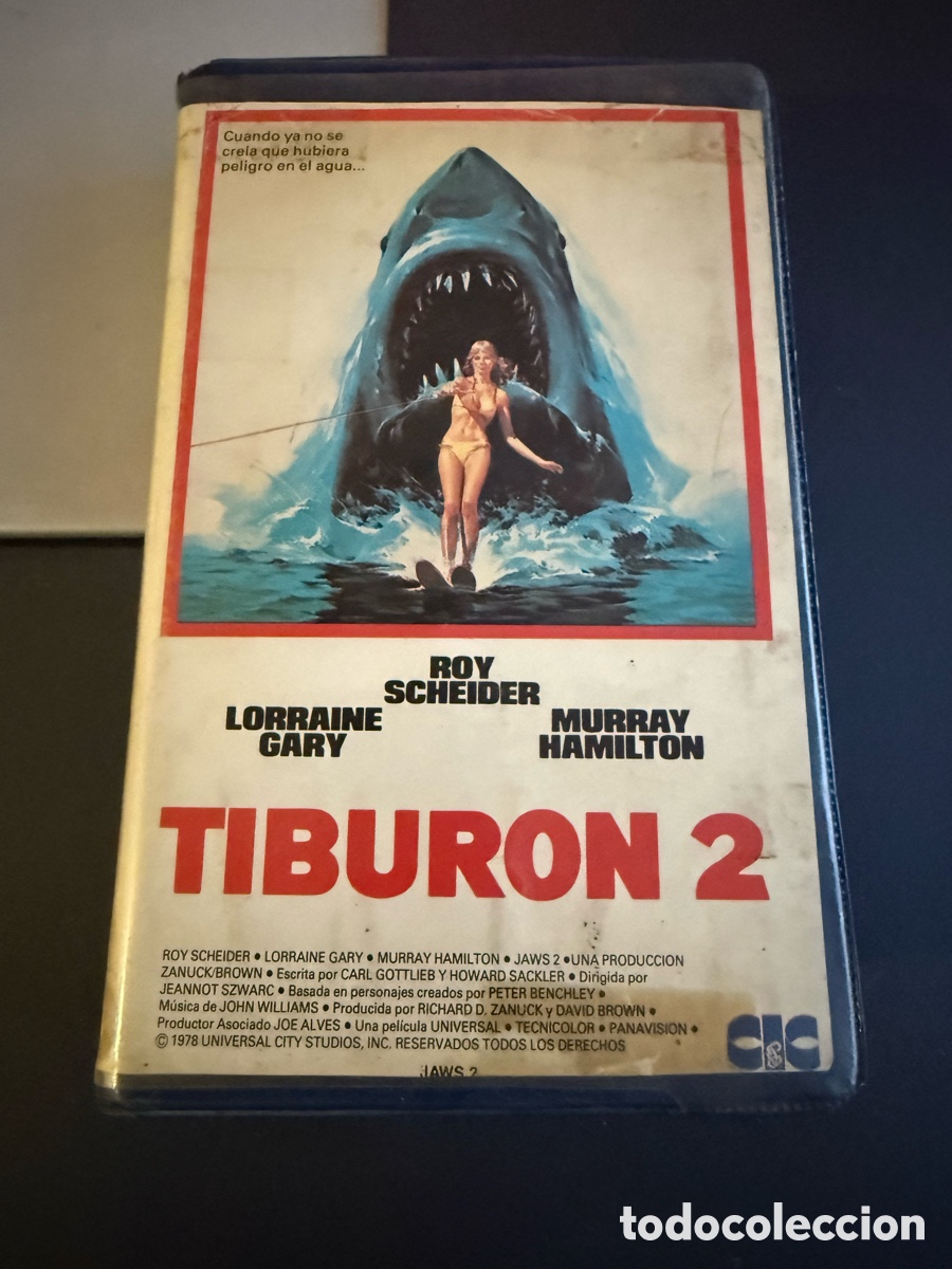Cine: VHS. TIBUR&Oacute;N 2. 1 EDICI&Oacute;N. CIC V&Iacute;DEO