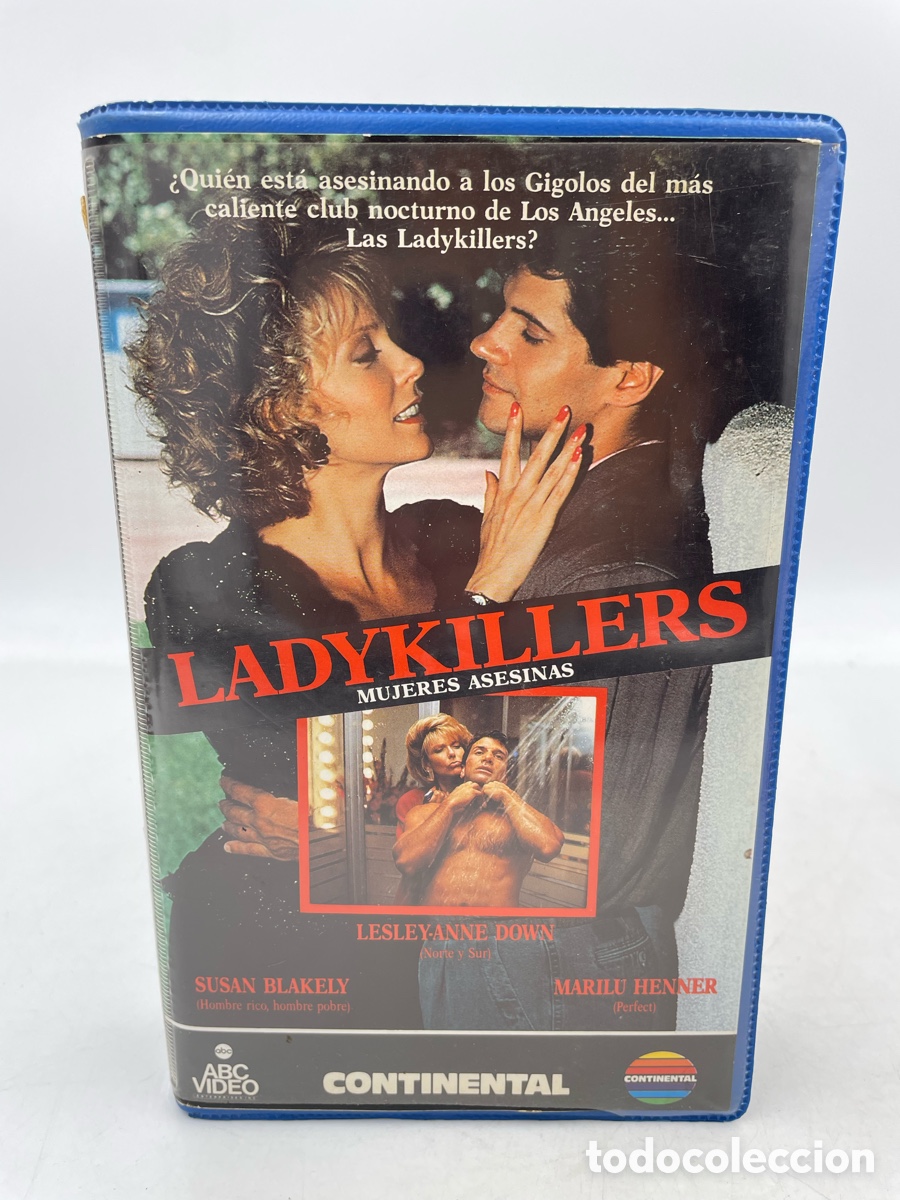 Cine: VHS pel&iacute;cula Ladykillers (Mujeres asesinas) 1988. Lesley-Anne Down, Susan Blakely y Marilu Henner.