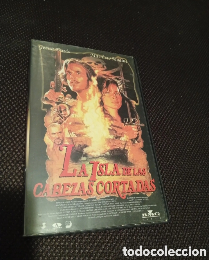 Cine: La isla de las cabezas cortadas vhs