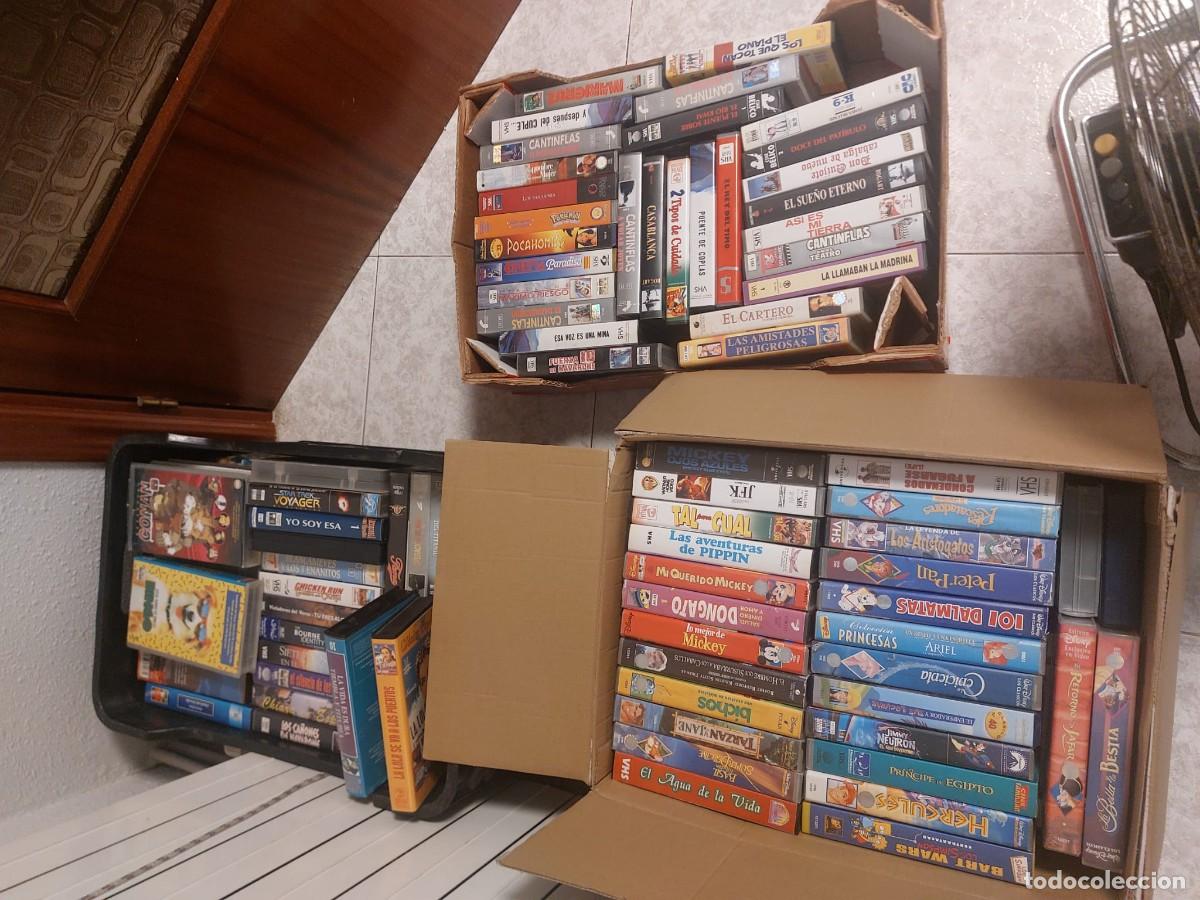 Cine: Lote de 145 VHS en muy buen estado.