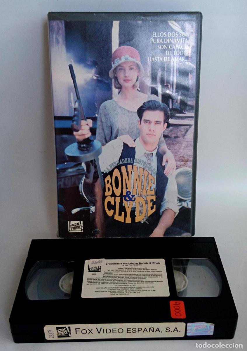 Cine: LA VERDADERA HISTORIA DE BONNIE AND CLYDE EN VHS CAJA GRANDE DE FOX VIDEO