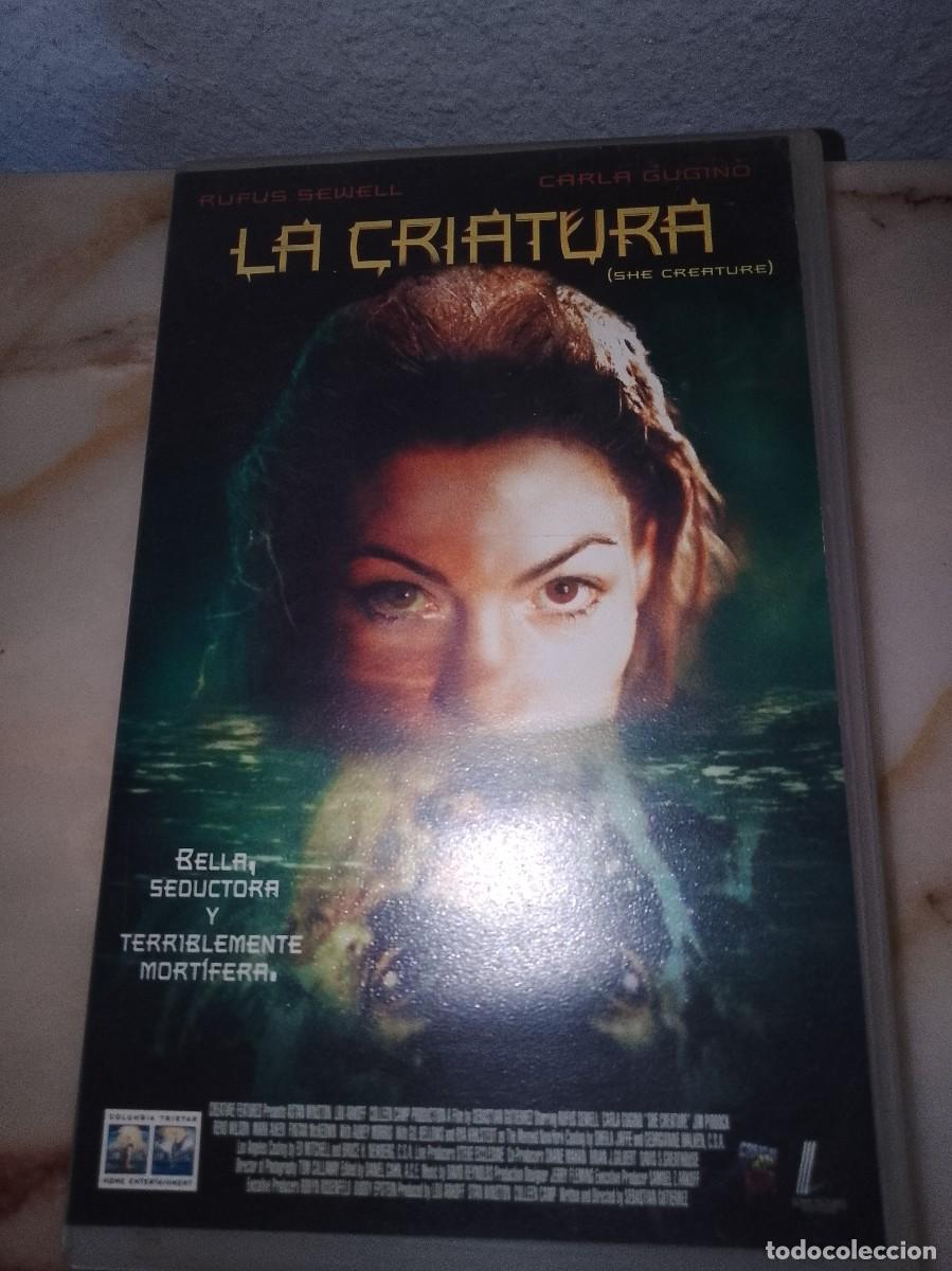 Cine: La criatura vhs caja grande rrareza