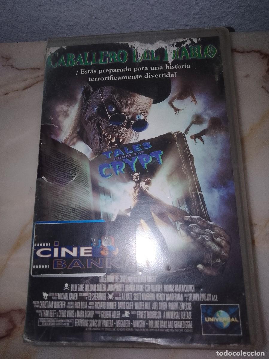 Cine: Caballero del diablo vhs caja grande caratula estropeada