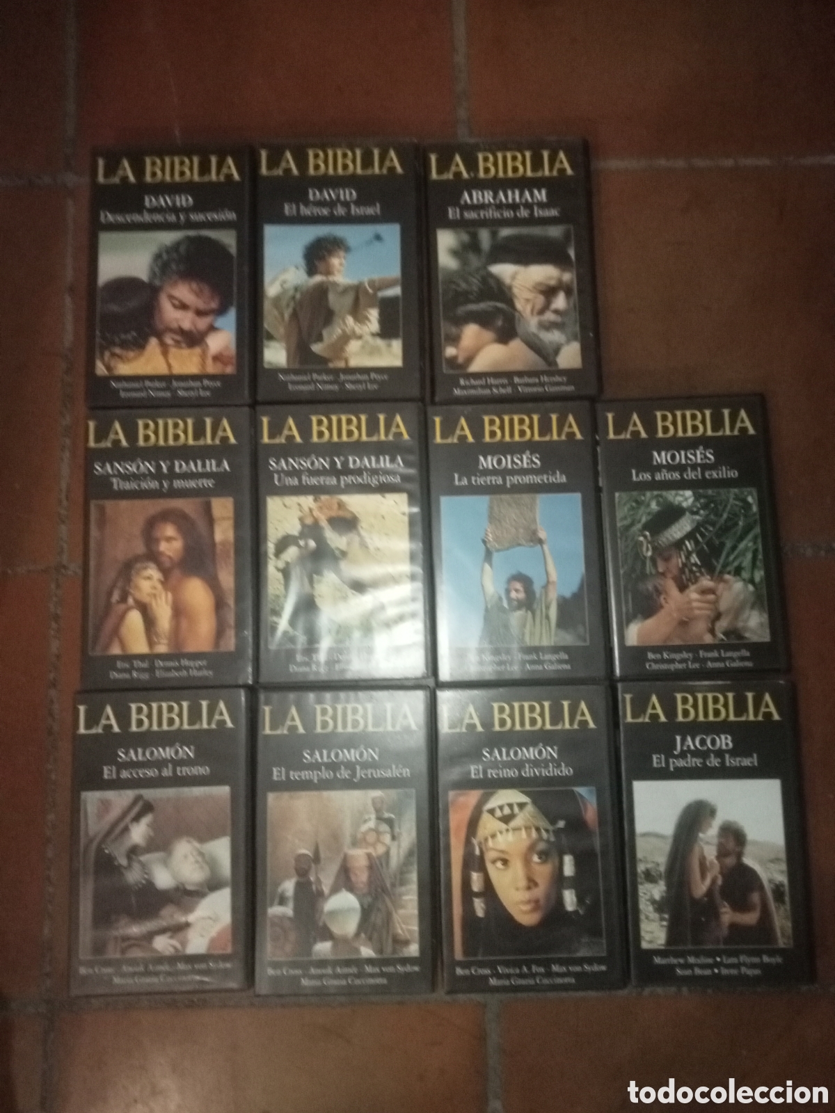 Cine: 11 vhs la biblia RBA editores