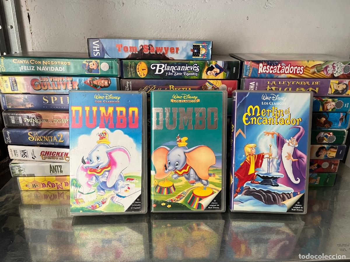 Cine: 28 VHS CINE INFANTIL - DUMBO TARZAN BESTIA PETER PAN Y M&Aacute;S