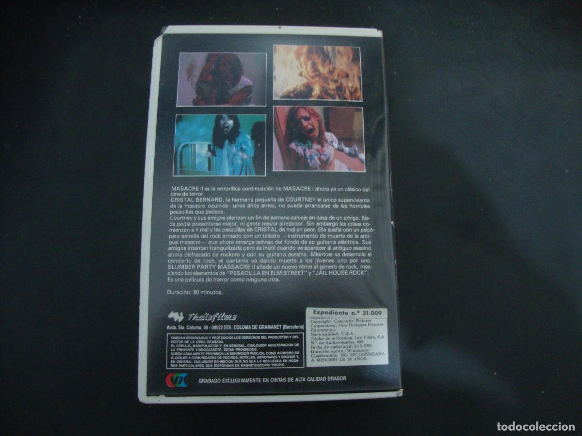Cine: VIDEO VHS MASSACRE II - Foto 2