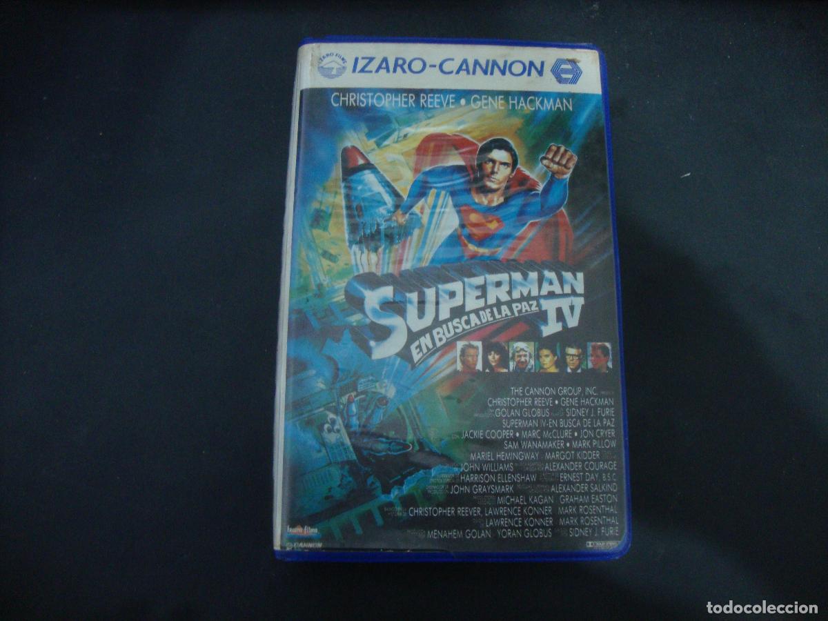 Cine: VIDEO VHS SUPERMAN IV EN BUSCA DE LA PAZ