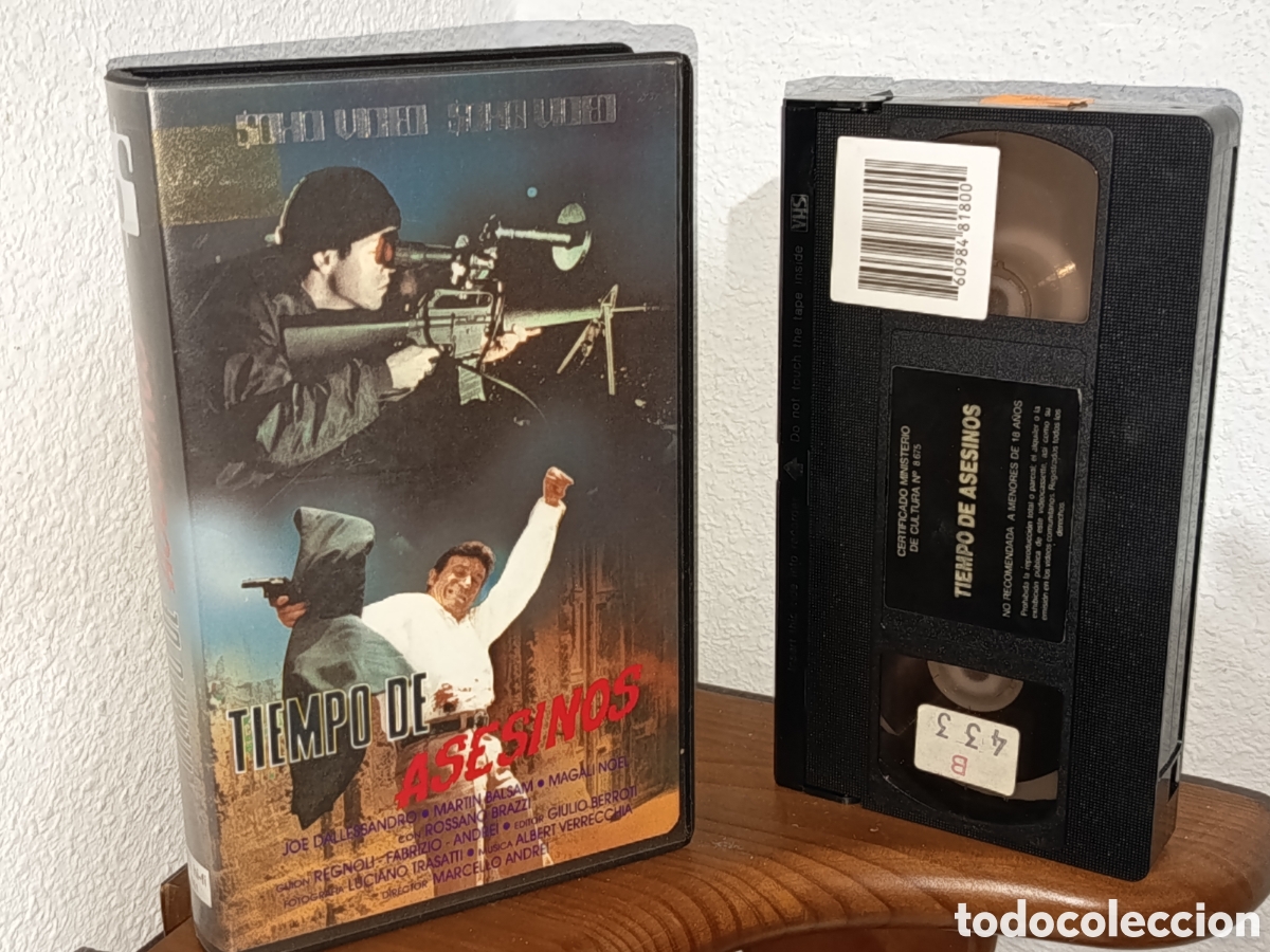 Cine: Tiempo de asesinos. Pel&iacute;cula VHS