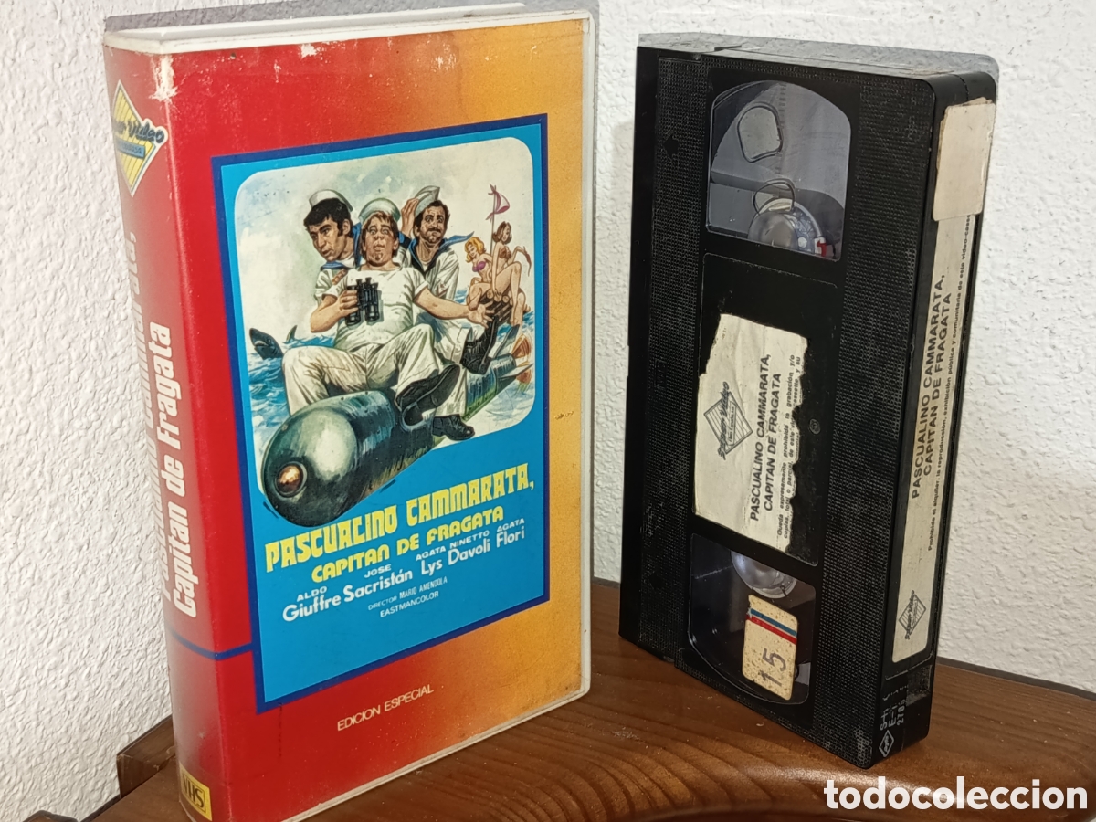 Cine: Pascualino cammarata capit&aacute;n de fragata. Pel&iacute;cula VHS