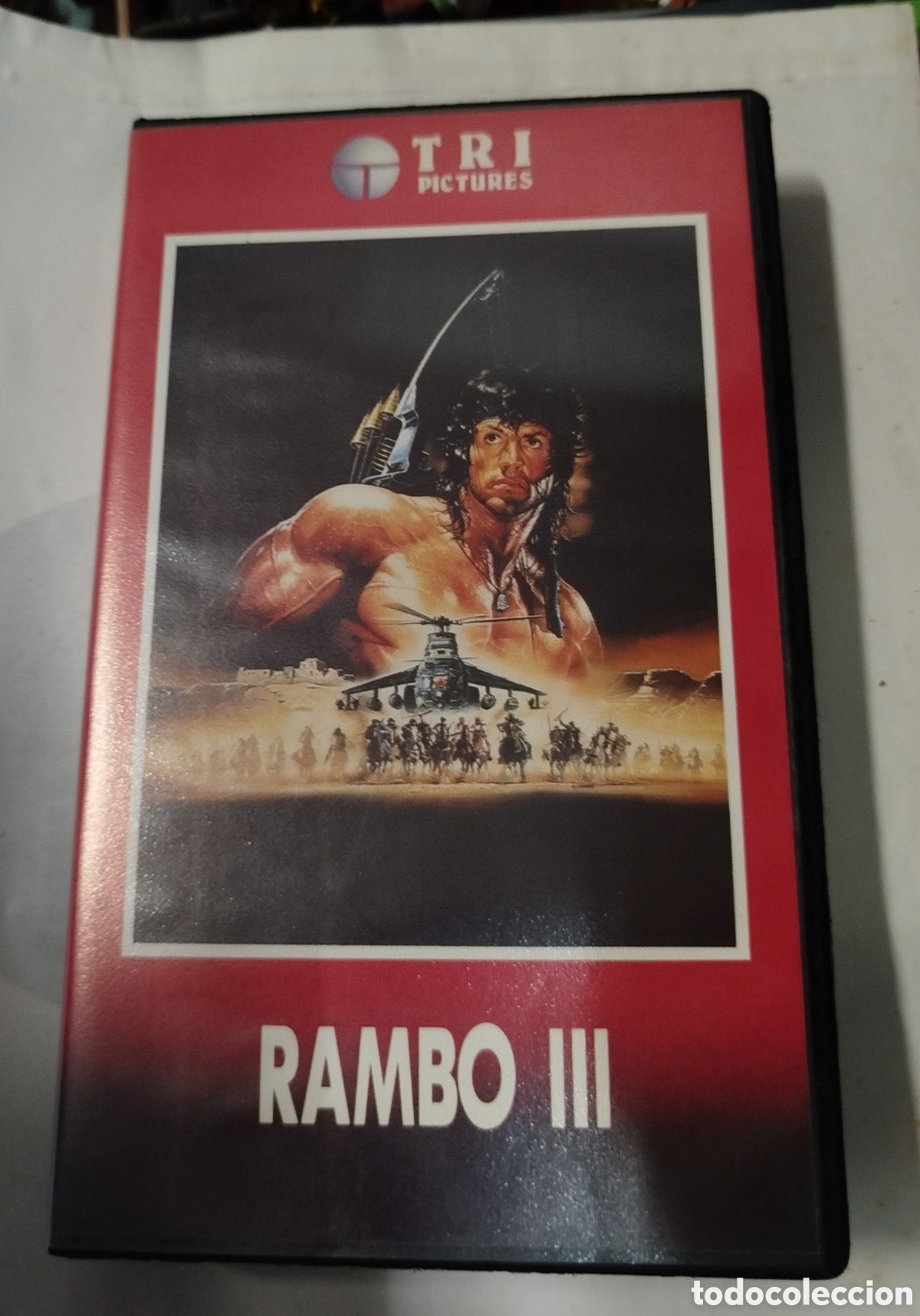 Cine: Rambo III. Silvester Stallone. VHS.