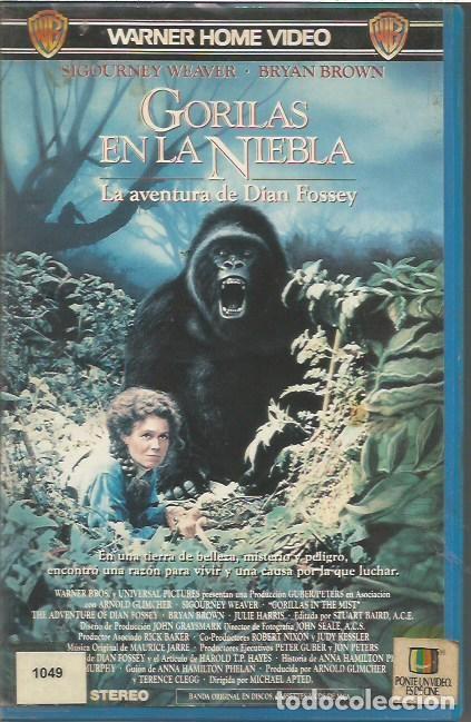 Cine: CINTA VHS GORILAS EN LA NIEBLA