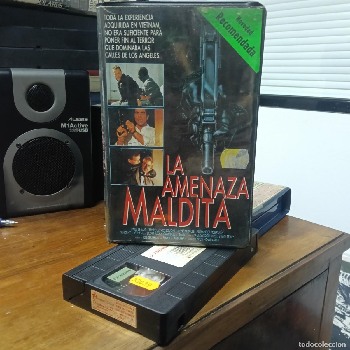 Cine: LA AMENAZA MALDITA - CYRUS NOWRASTEH - PAUL LE MAR, IRENE MIRACLE - MIDWEST 1989