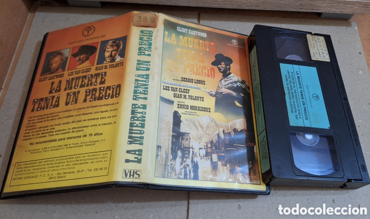Cine: La Muerte tenia un Precio VHS Western