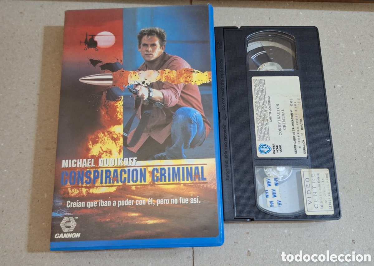 Cine: Conspiraci&oacute;n Criminal VHS Cannon