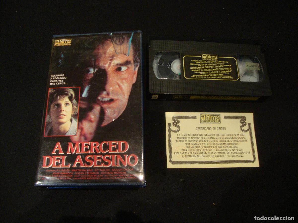 Cine: VIDEO VHS A MERCED DEL ASESINO