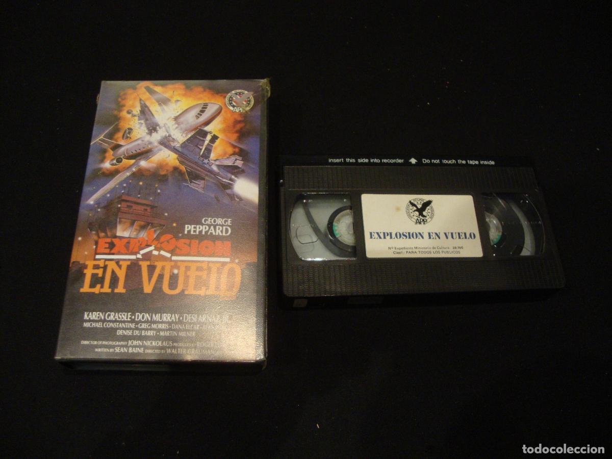 Cine: VIDEO VHS EXPLOSION EN VUELO