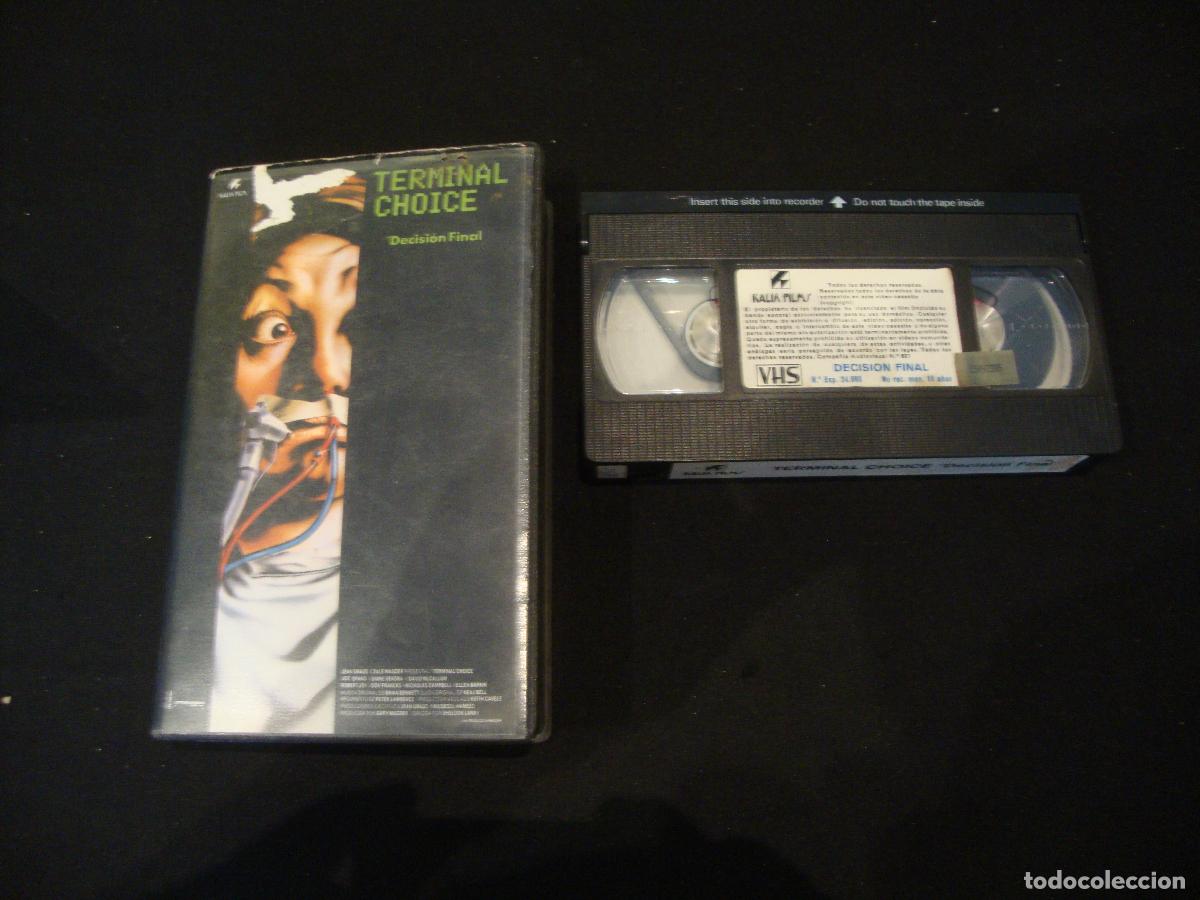 Cine: VIDEO VHS TERMINAL CHOICE DECISION FINAL